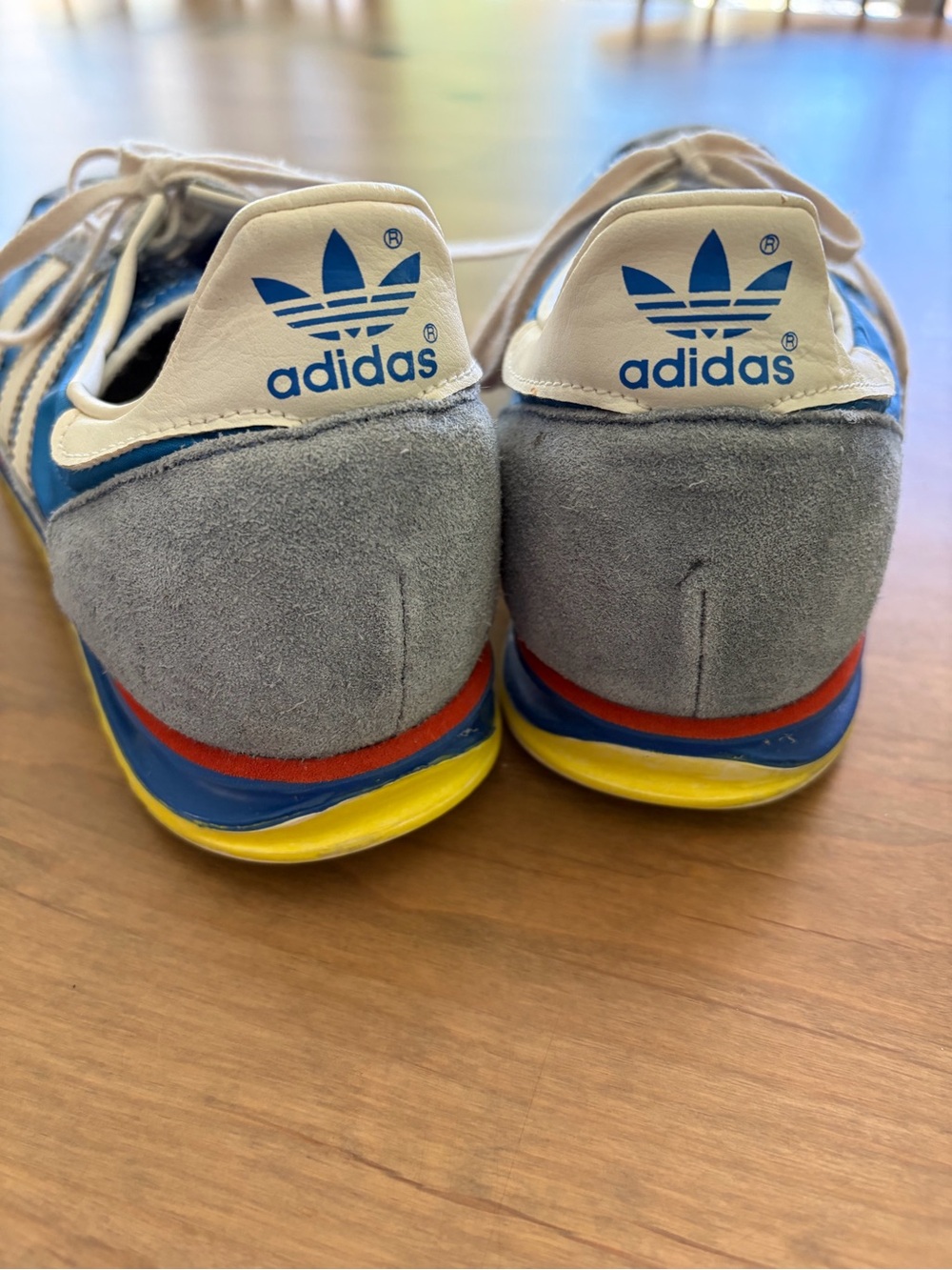 Adidas SL 72 Blue Gray Retro Sneakers Men’s Size 11.5 - Picture 9 of 9